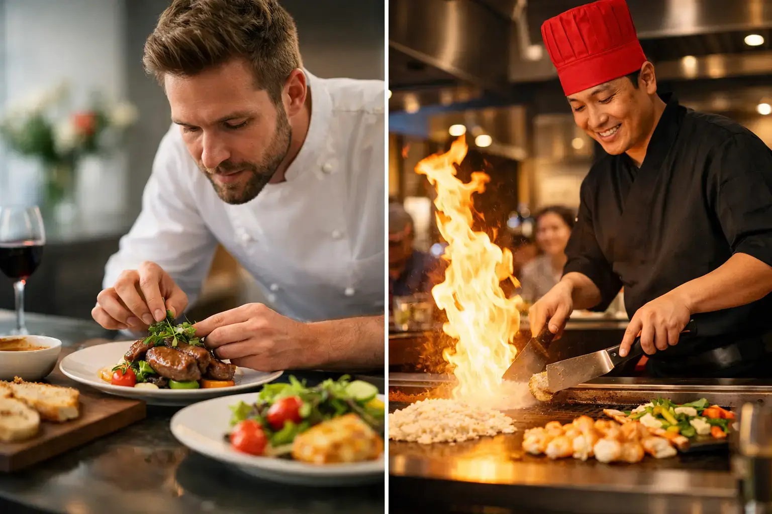 Private Chef vs Hibachi Catering