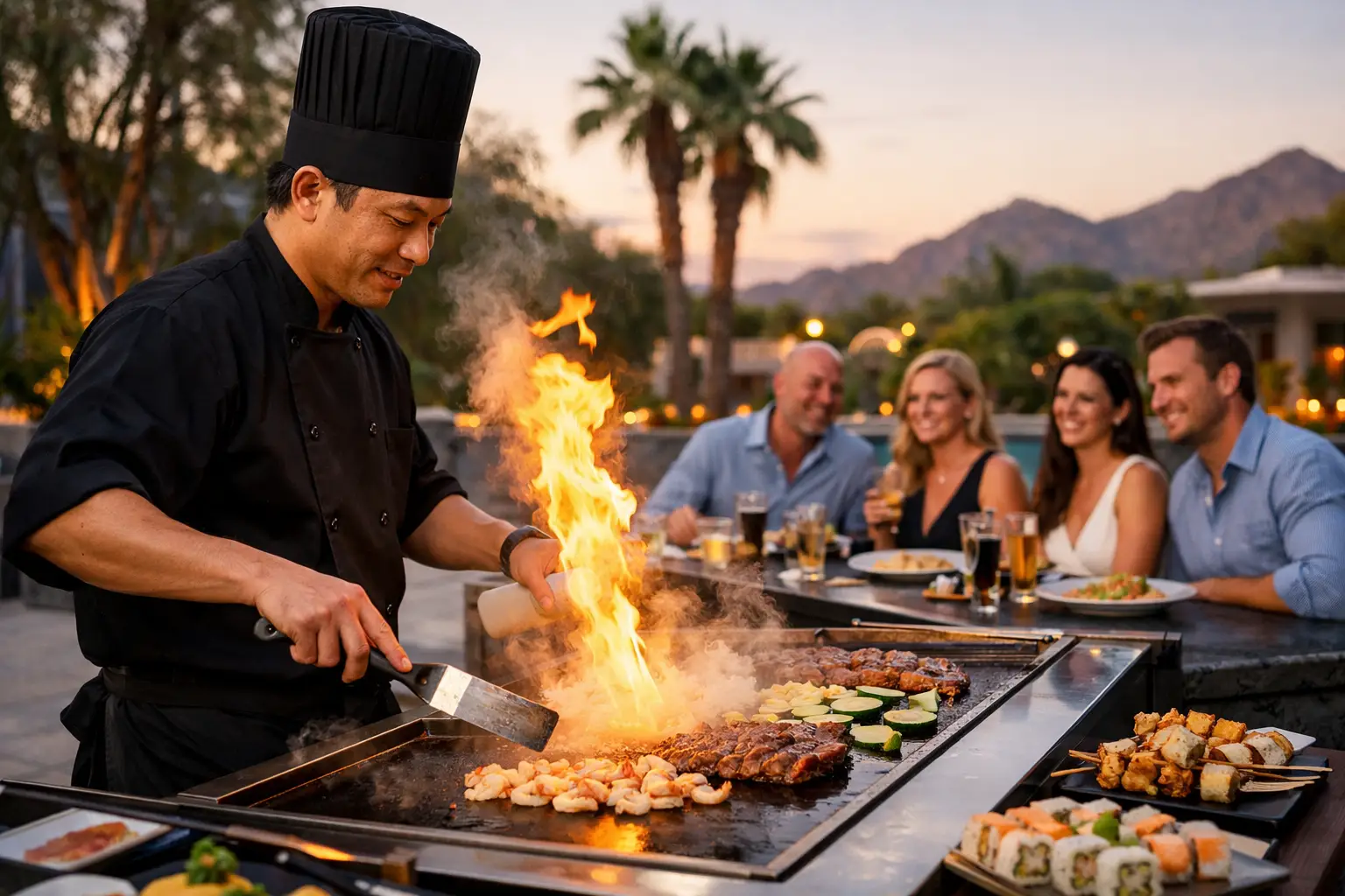 Hibachi Catering Phoenix AZ for Private Parties