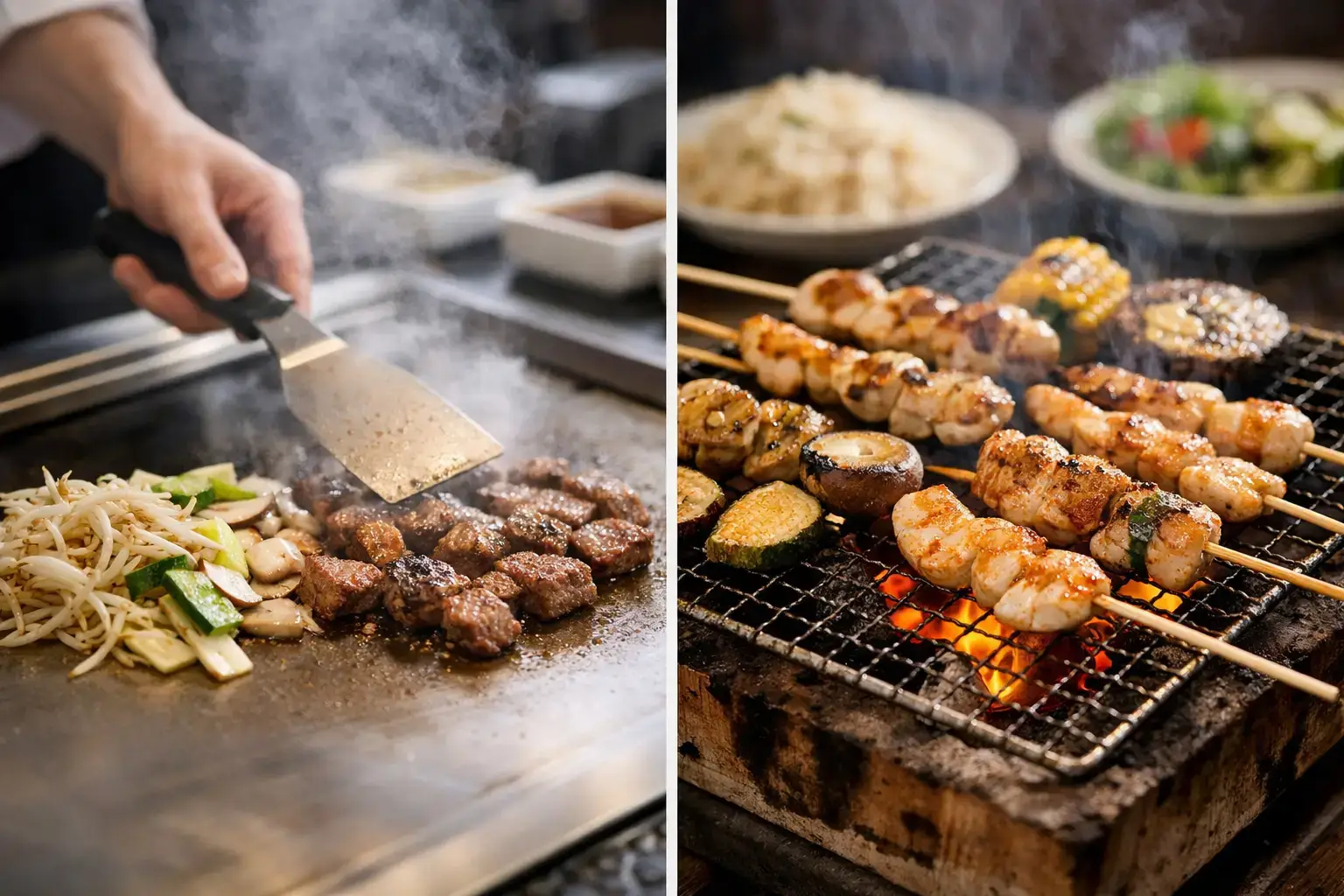 Teppanyaki vs Hibachi Catering Differences