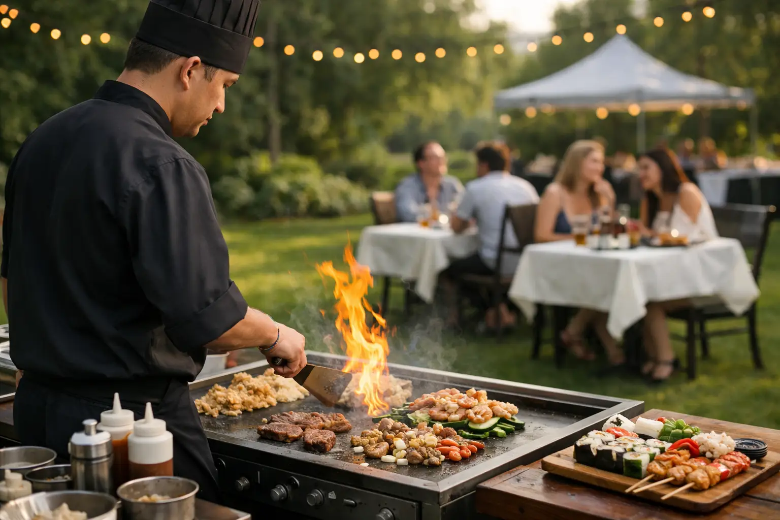 Can Hibachi Catering Be Outdoors? Yes, Here’s How