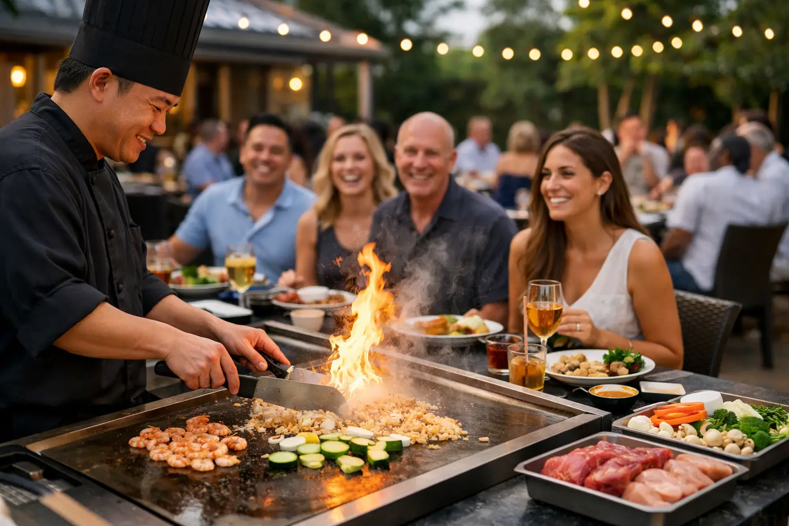 Hibachi Catering for Large Groups Made Easy