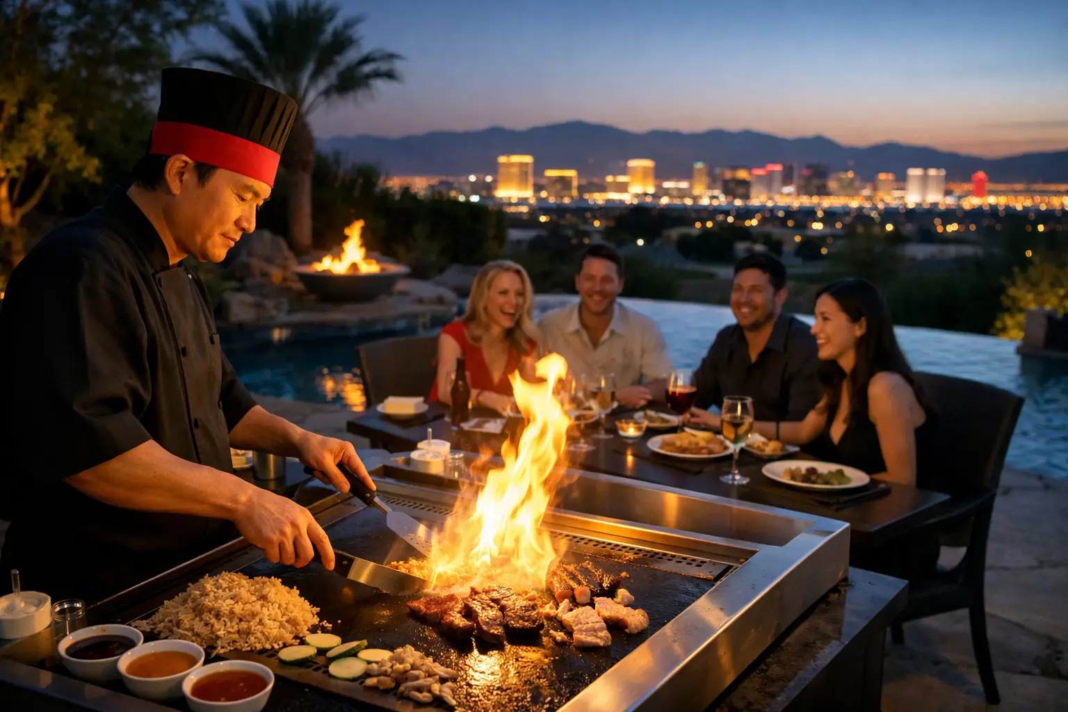 Hibachi Catering Las Vegas for Private Parties