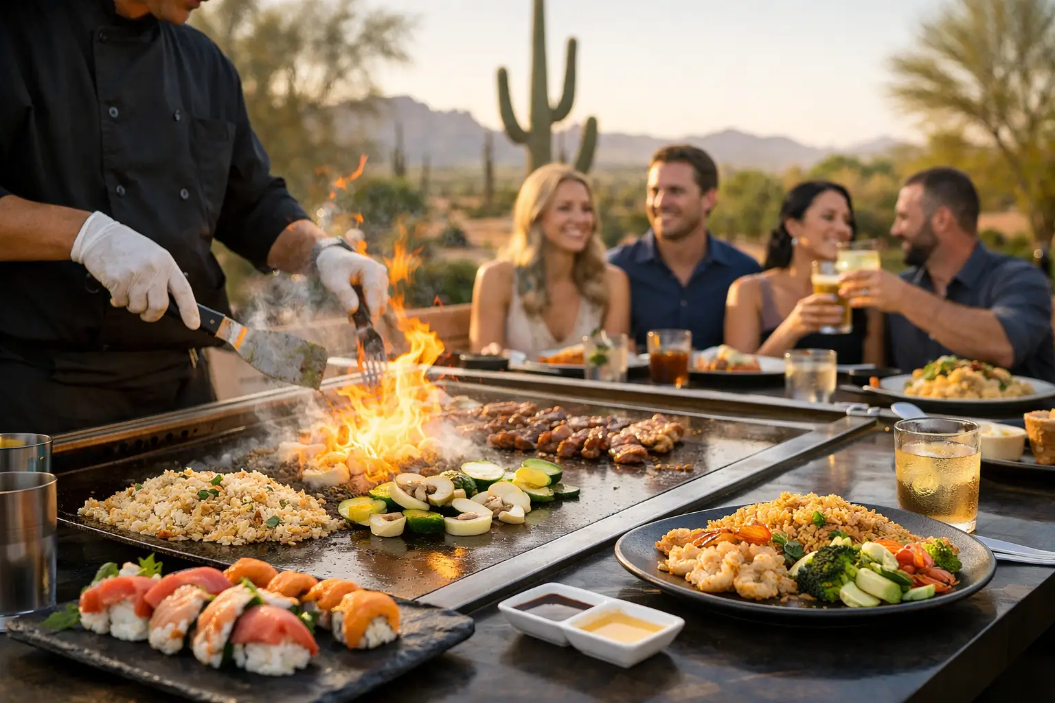 Top Hibachi Party Catering Trends in Arizona