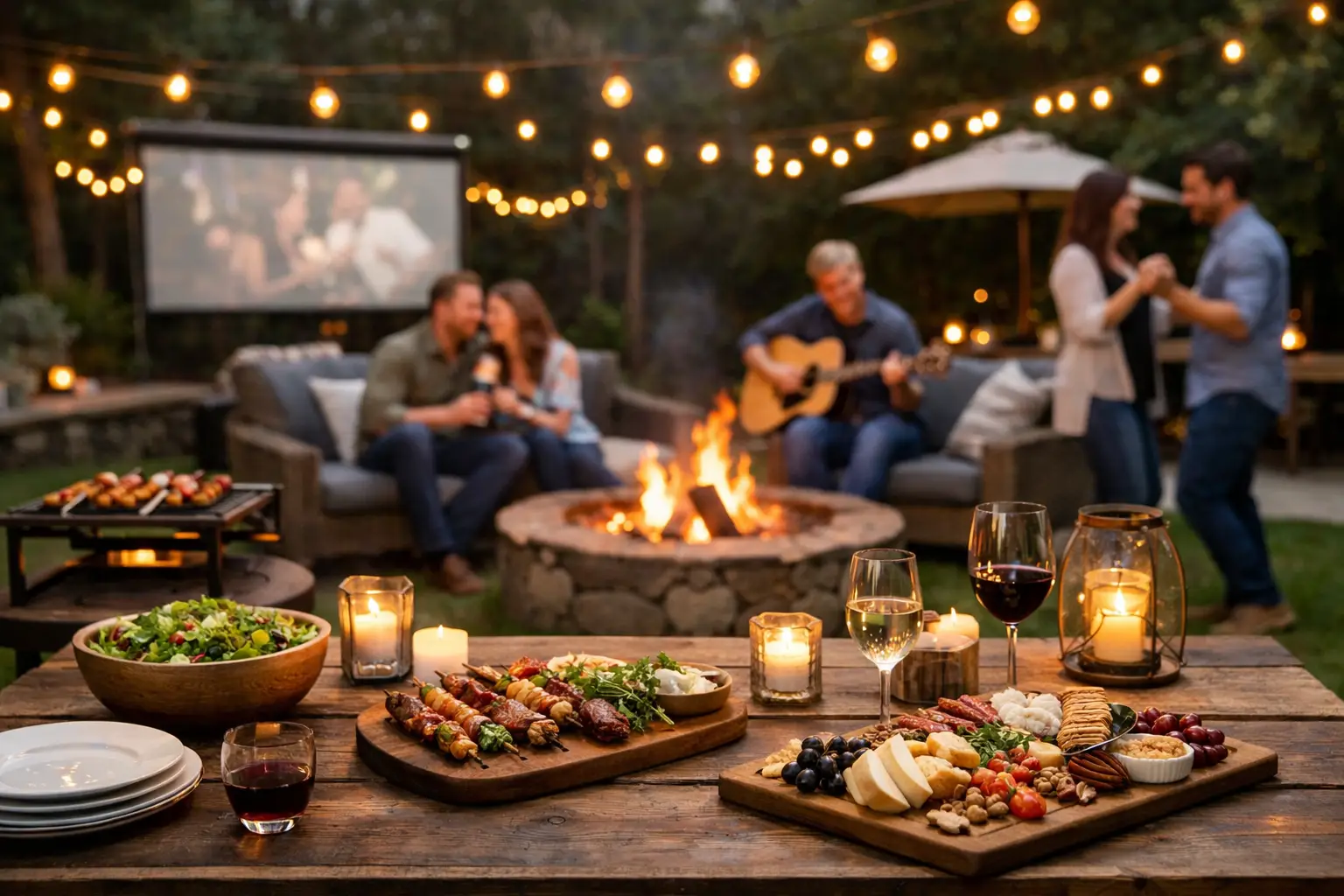 12 Best Backyard Dinner Entertainment Ideas