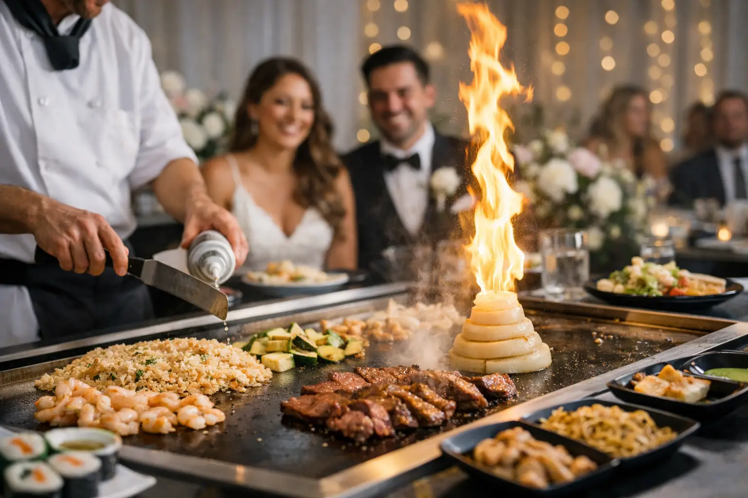 8 Wedding Hibachi Examples Guests Will Love