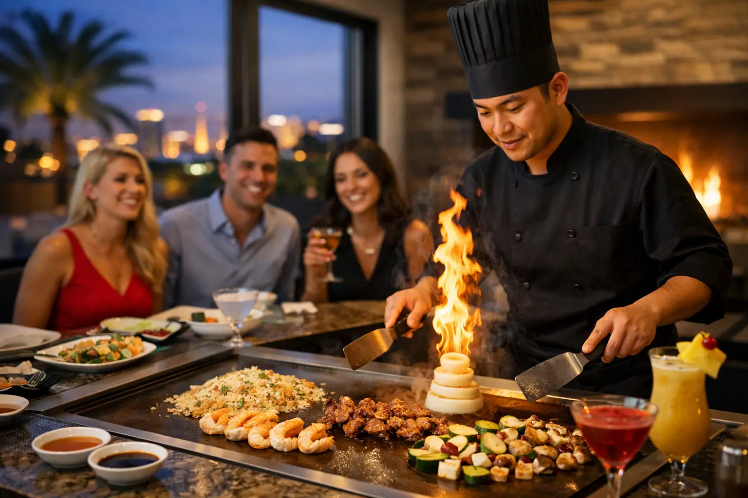 At Home Hibachi Chef Las Vegas for Your Party