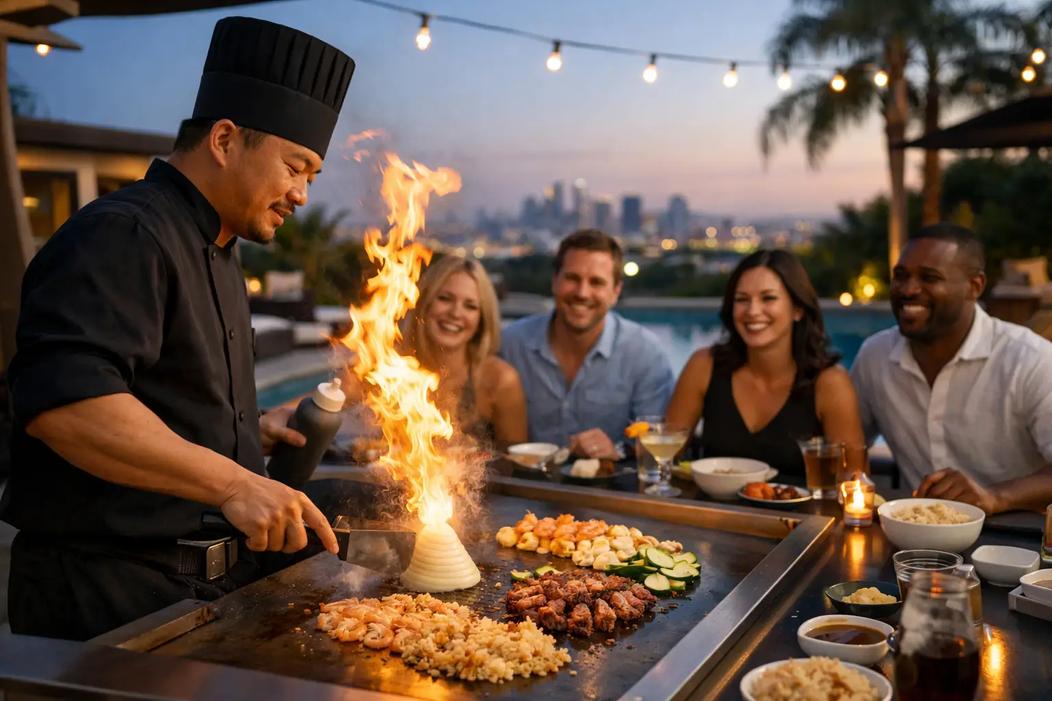 At Home Hibachi Chef Los Angeles Parties