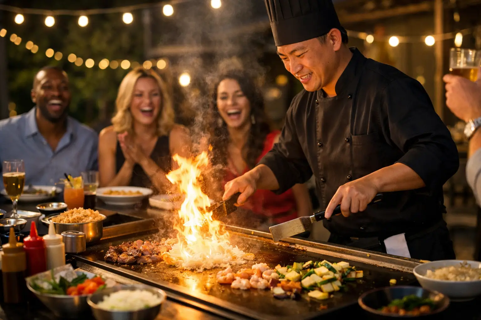 Teppanyaki Catering That Turns Dinner Into a Party