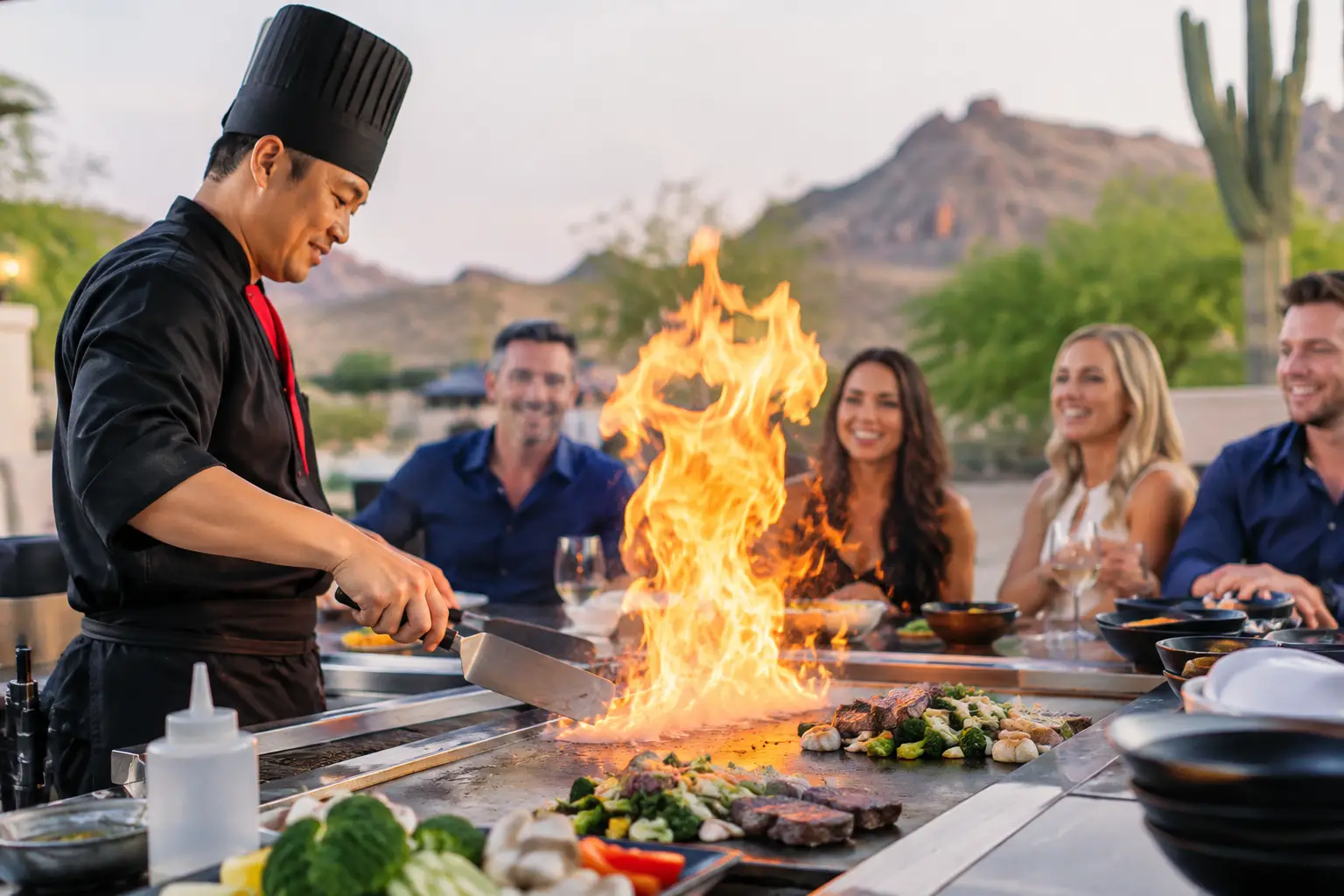 Hibachi Catering Scottsdale for Parties That Pop