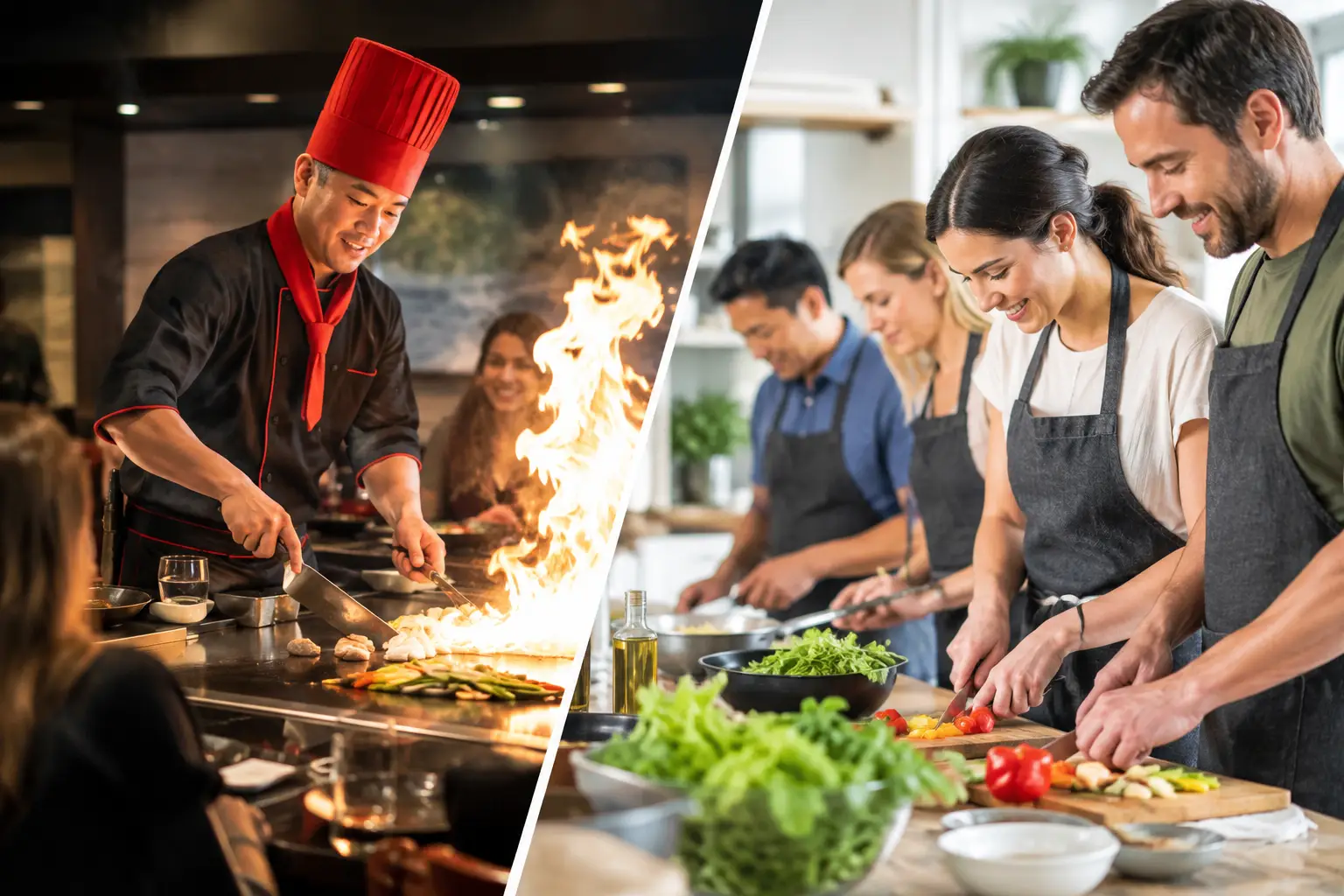 Hibachi Party or Cooking Class: Which Wins?
